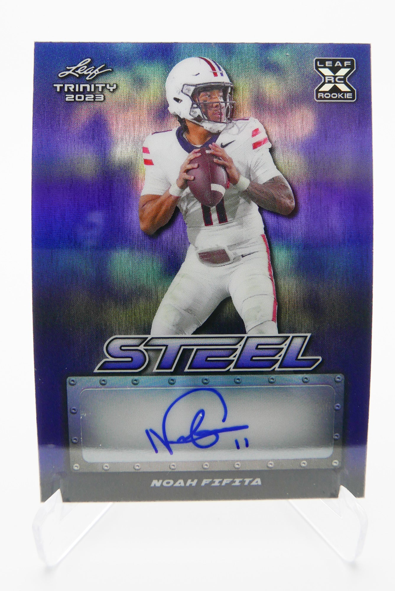 2023 Leaf Trinity STEEL Noah Fifita Auto 22/49 RC Rookie Autograph Arizona QB