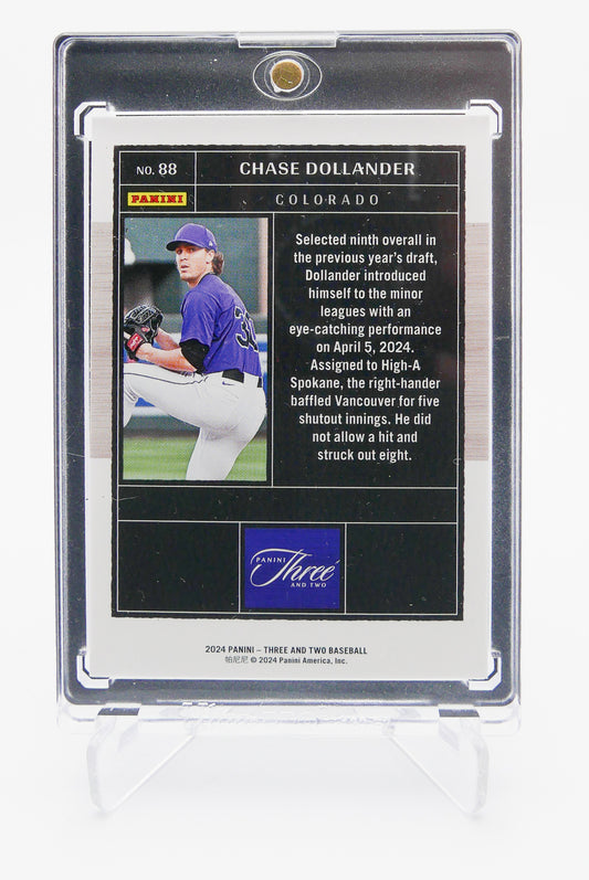 2023 Panini Three and Two Chase Dollander Rookie Card 13/99 Colorado SP Prospect RC