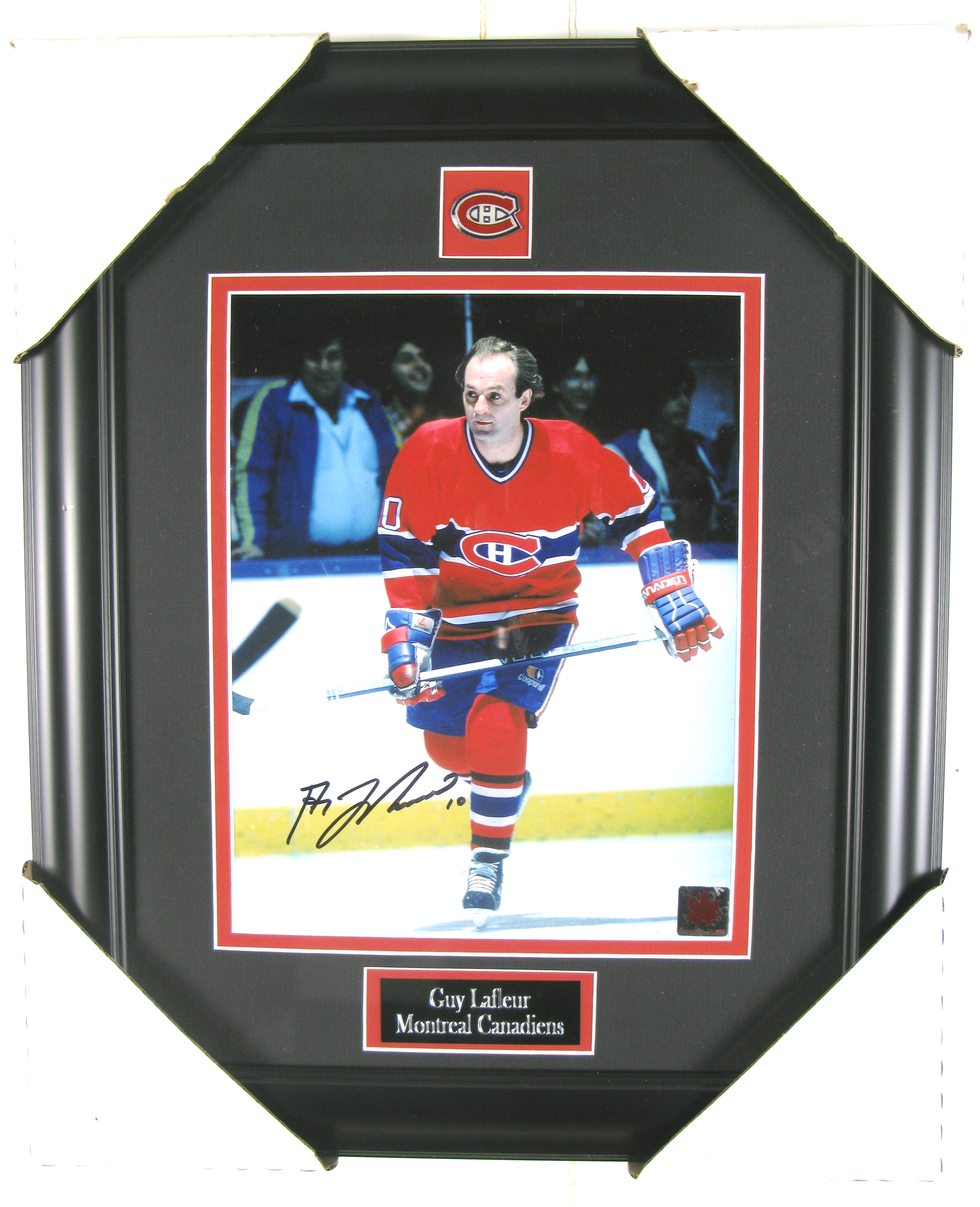 Guy Lafleur Autographed Framed Photo – Montreal Canadiens Legend