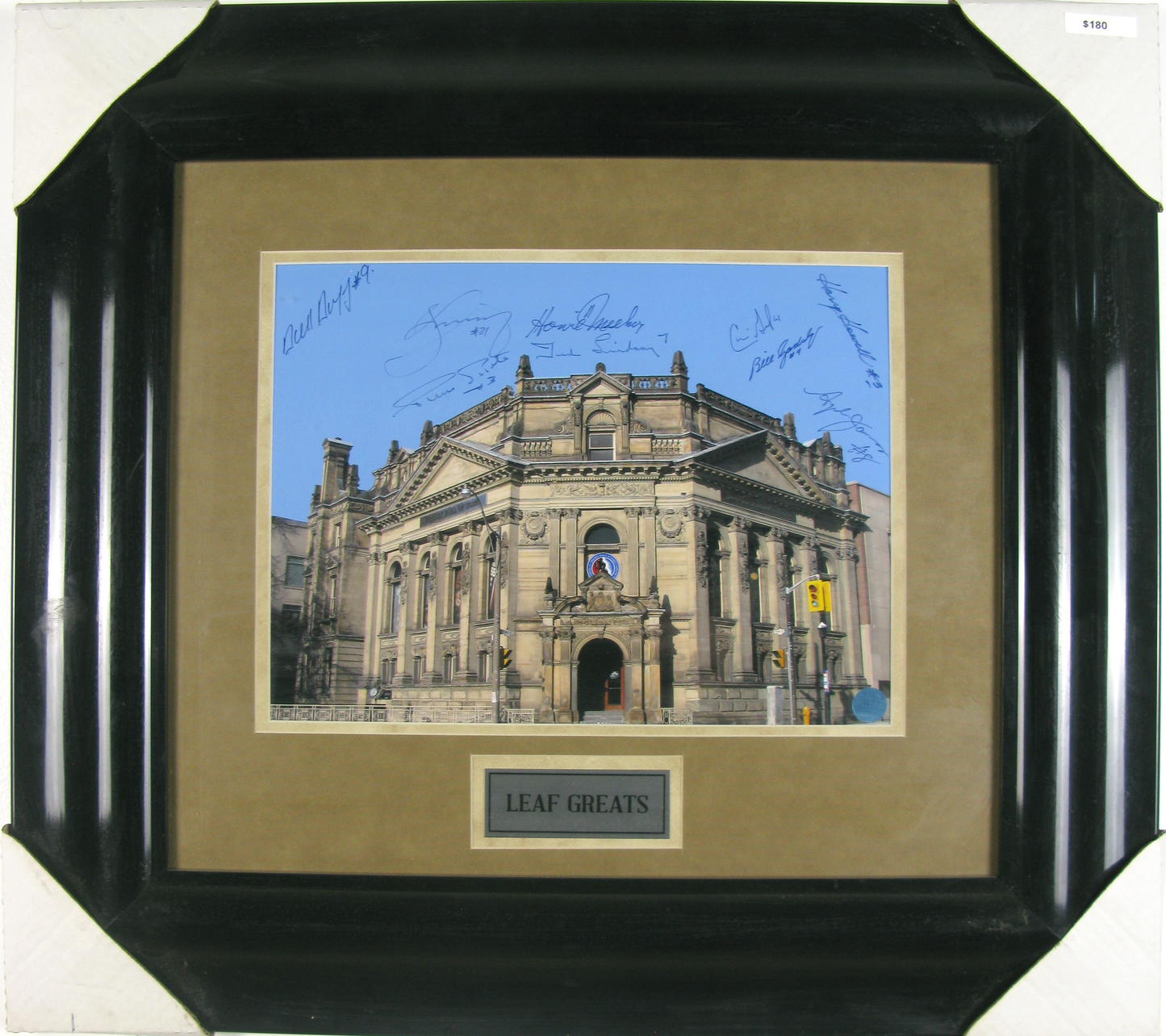 Toronto Maple Leafs “Leaf Greats” Multi-Signed Framed Photo – Multiple Legends Autographs – Rare 265/507