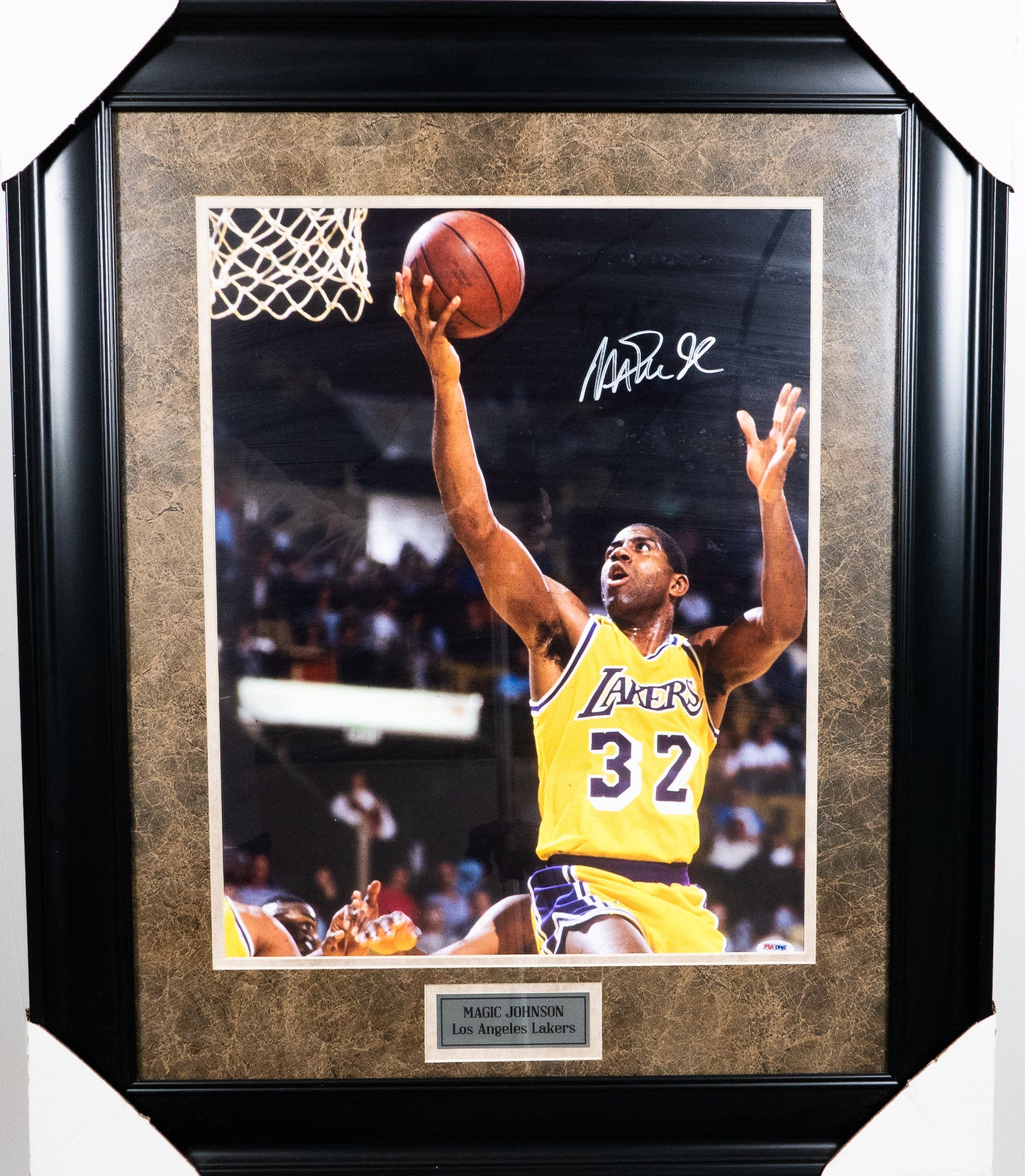 Magic Johnson Autographed Framed Print