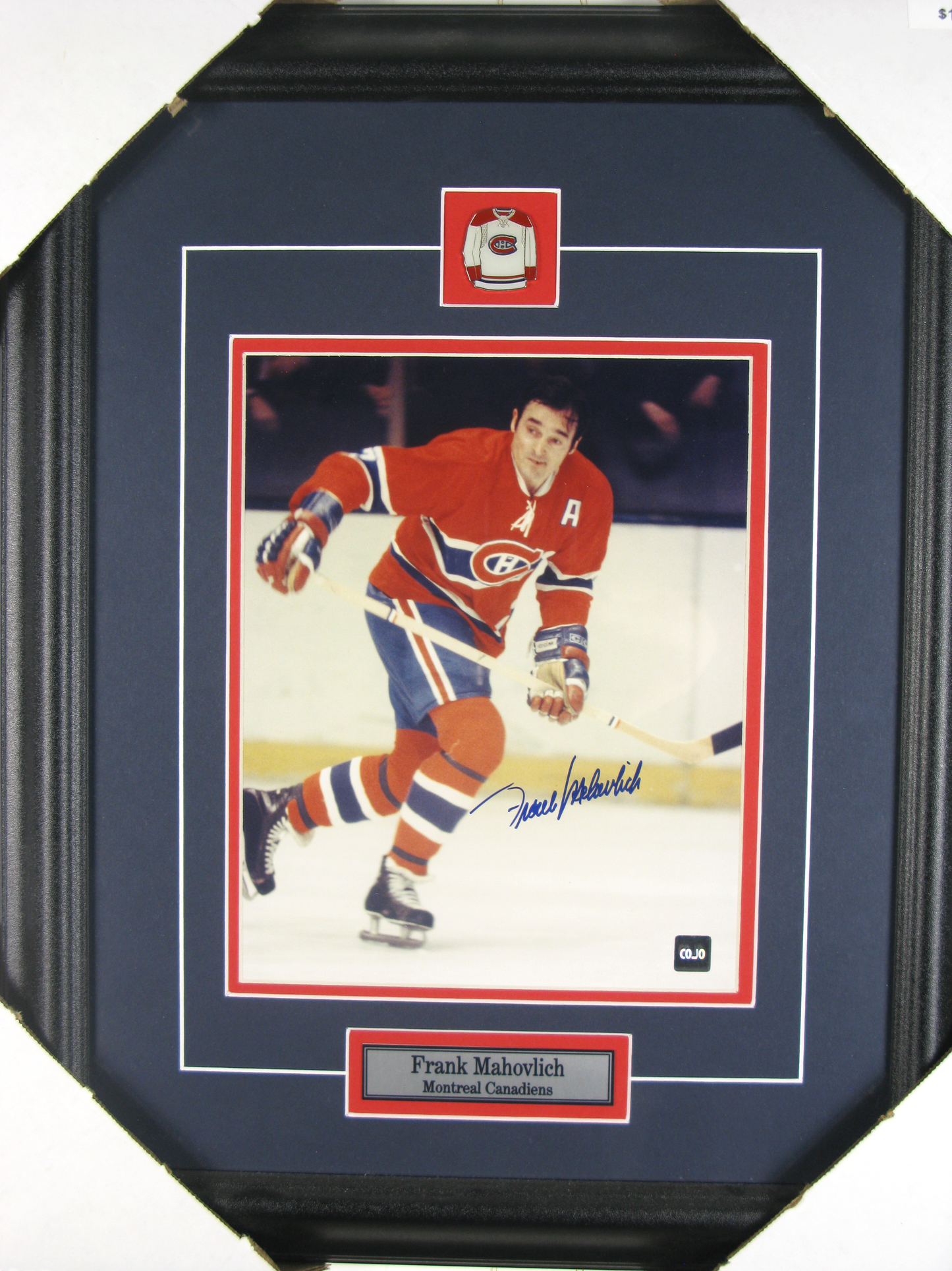 Frank Mahovlich Autographed Photo – Montreal Canadiens – Framed Display