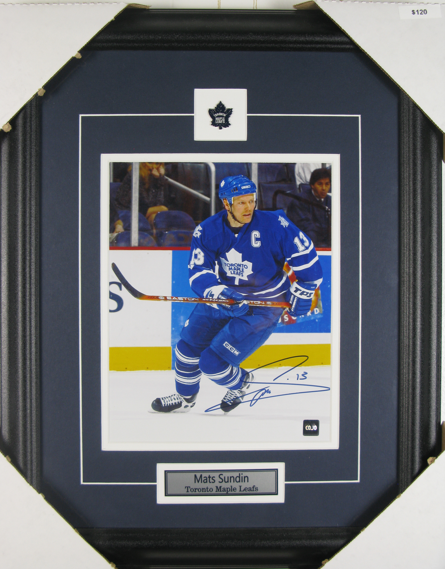 Mats Sundin Autographed Photo – Toronto Maple Leafs Captain – Framed Display