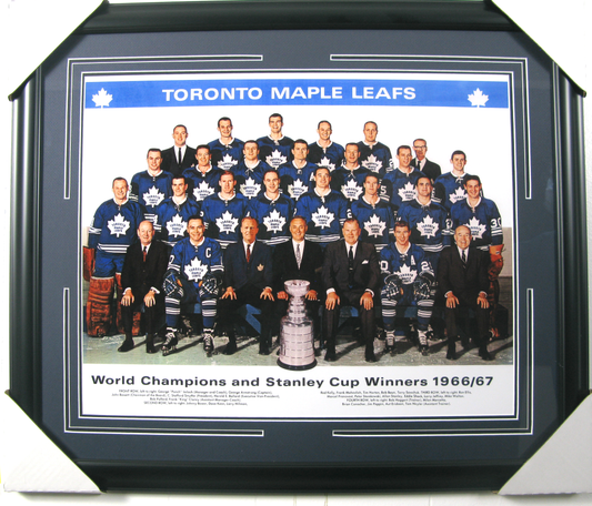 Toronto Maple Leafs 1966–67 Stanley Cup Champions Framed Team Photo