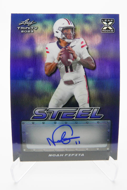 2023 Leaf Trinity STEEL Noah Fifita Auto 22/49 RC Rookie Autograph Arizona QB