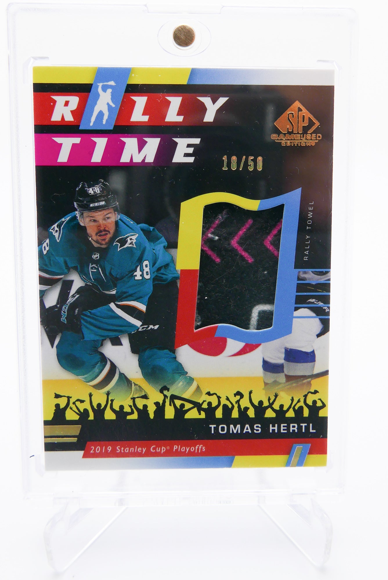 2022-23 SP Game Used Rally Time Tomas Hertl Rally Towel Relic #18/50