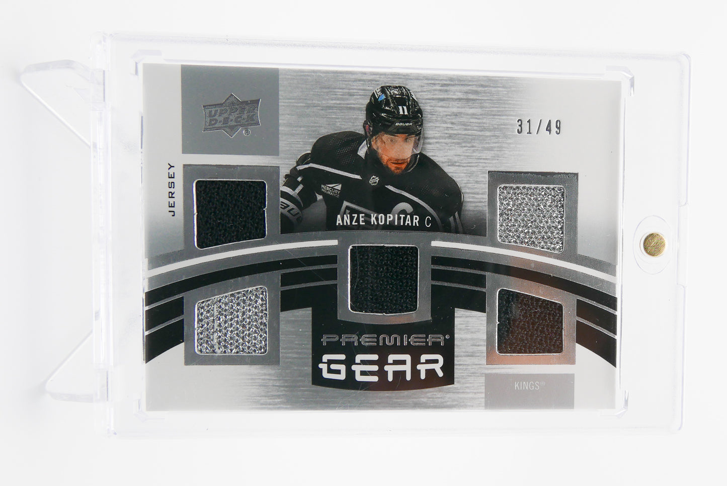 2022-23 Upper Deck Premier Gear Anze Kopitar 5-Color Relic #31/49