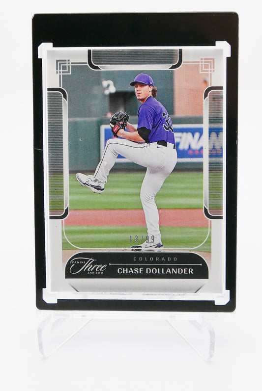 2023 Panini Three and Two Chase Dollander Rookie Card 13/99 Colorado SP Prospect RC