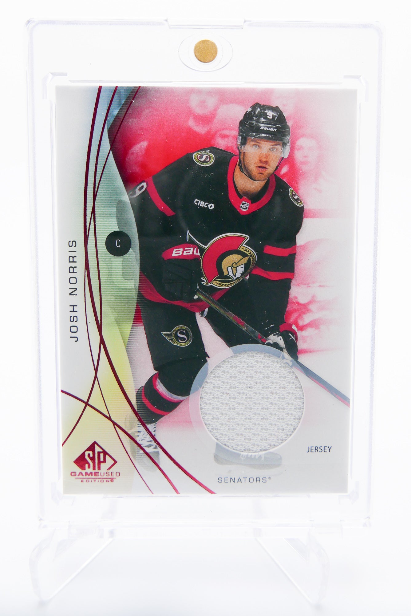 2024-25 SP Game Used Josh Norris Red Jersey Relic – Senators – Game-Used Memorabilia