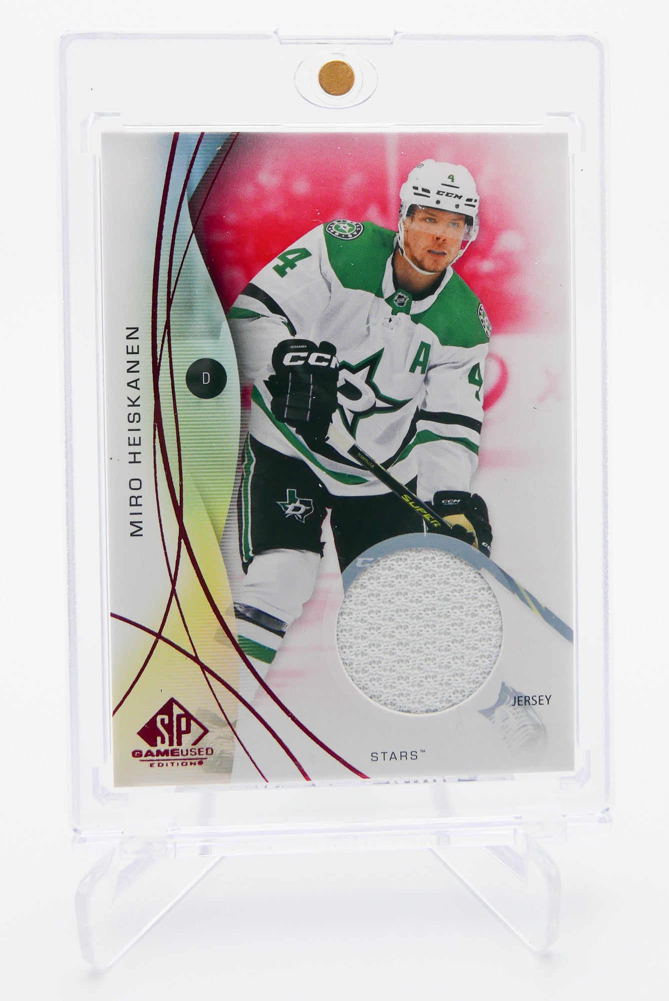 2024-25 SP Game Used Miro Heiskanen Red Jersey Relic – Dallas Stars – Game-Used Memorabilia