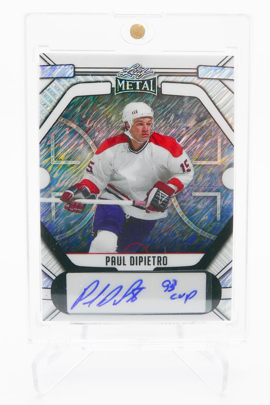 2025 Leaf Metal Paul DiPietro Auto 1/1 #BA-PDP – Superfractor Rainbow – “93 Cup” Inscription