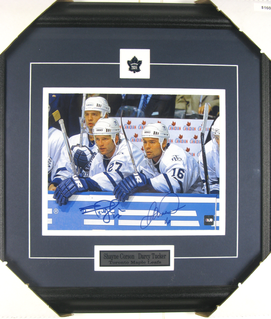 Shayne Corson & Darcy Tucker Dual-Signed Photo – Toronto Maple Leafs