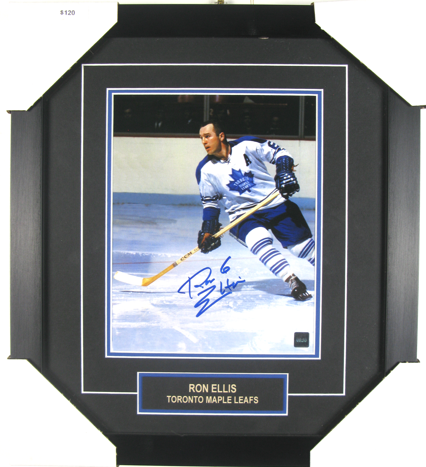 Ron Ellis Toronto Maple Leafs Signed Photo – Autographed Framed Display – Maple Leafs Legend