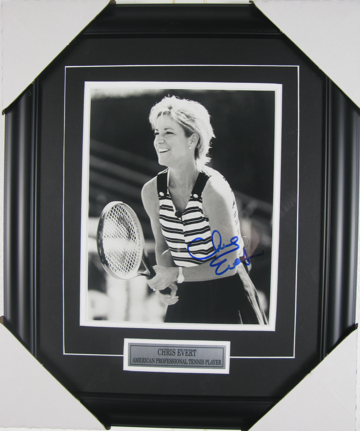 Chris Evert Signed Photo – Tennis Legend – Framed Display