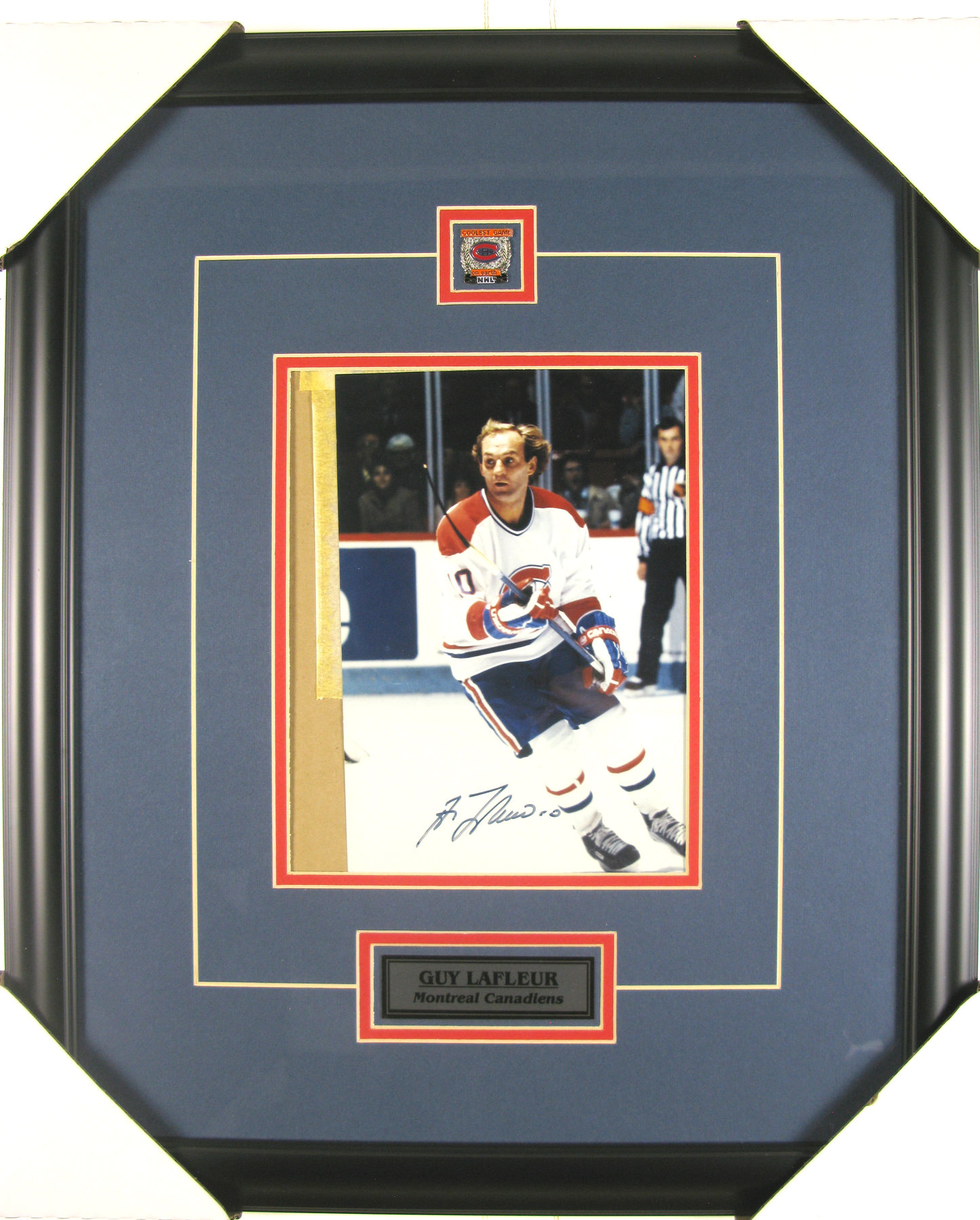 Guy Lafleur Autographed Framed Photo – Montreal Canadiens #10