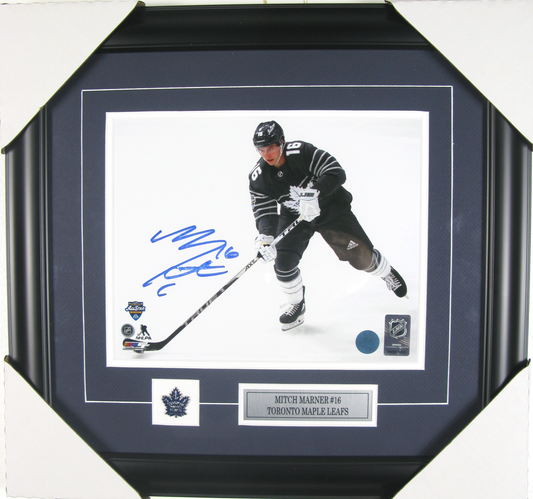 Mitch Marner Signed 8x10 Framed Photo – Toronto Maple Leafs #16 – Fanatics / NHL Certified