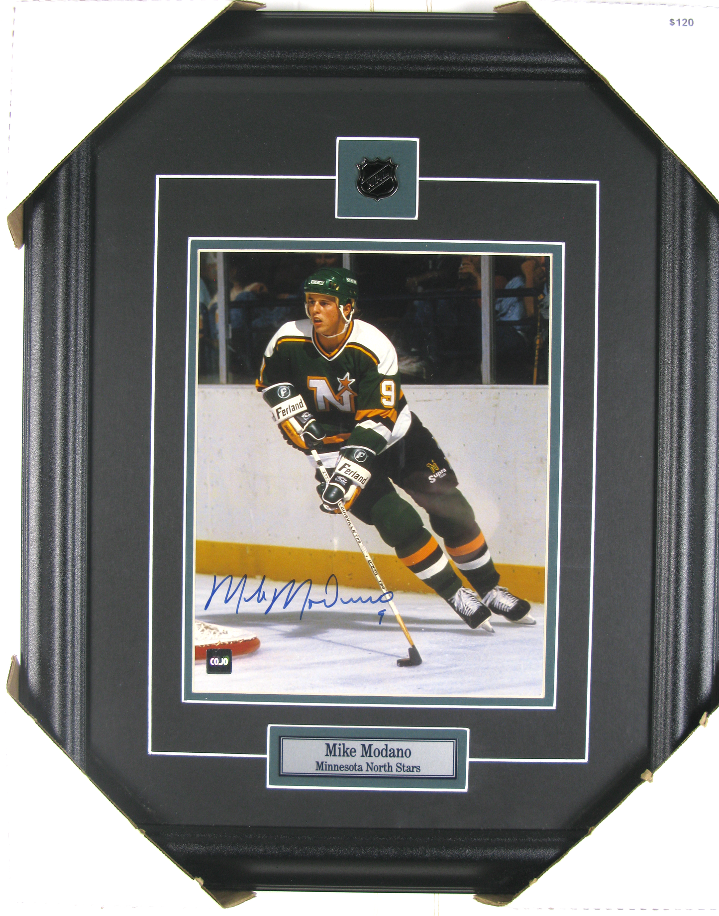 Mike Modano Autographed Photo – Minnesota North Stars