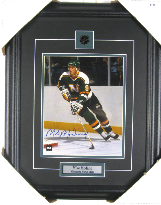 Mike Modano Autographed Photo – Minnesota North Stars