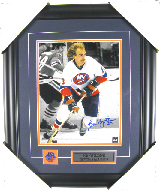 Bob Nystrom #23 New York Islanders – Autographed Framed Photo