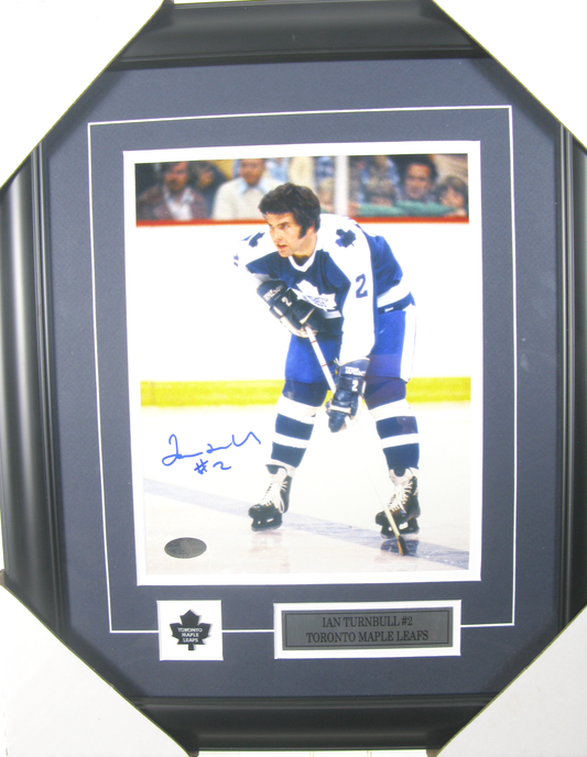 Ian Turnbull Autographed Framed Photo – Toronto Maple Leafs #2